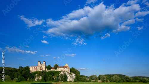 Monastery in Tyniec on a clear day