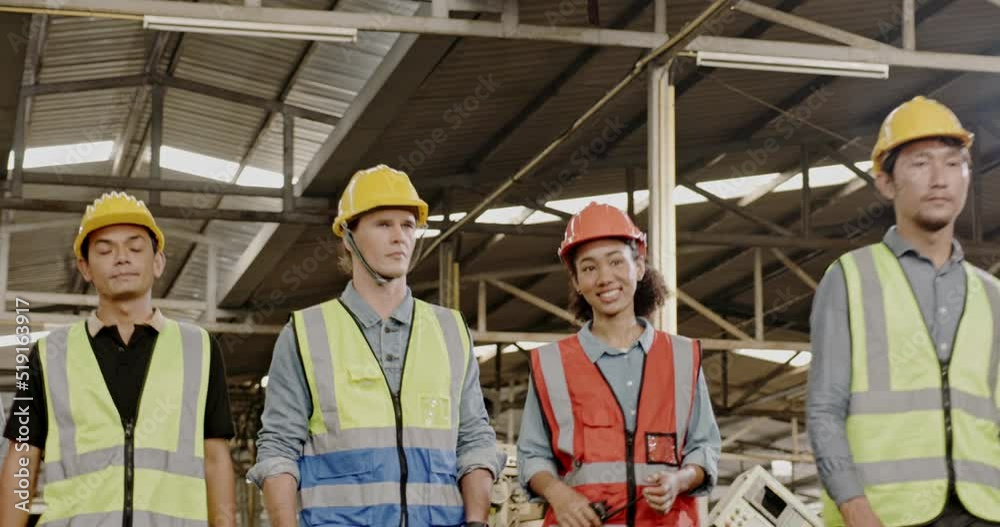 Blue-collar Worker. multi-ethnic team of technician and engineer are checking machinery in operation in industrial plant team work of repair inspector complete maintenance of machine equipment. Blue-collar Worker. multi-ethnic team of technician and engineer are checking machinery in operation in industrial plant team work of repair inspector complete maintenance of machine equipment.