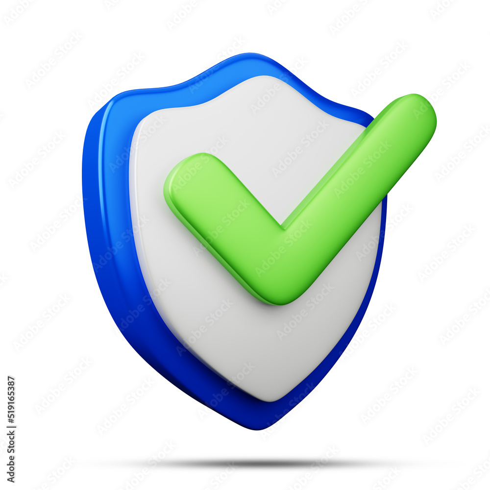 Protection icon, Security icon 3d rendering Protection icon, Security icon 3d rendering