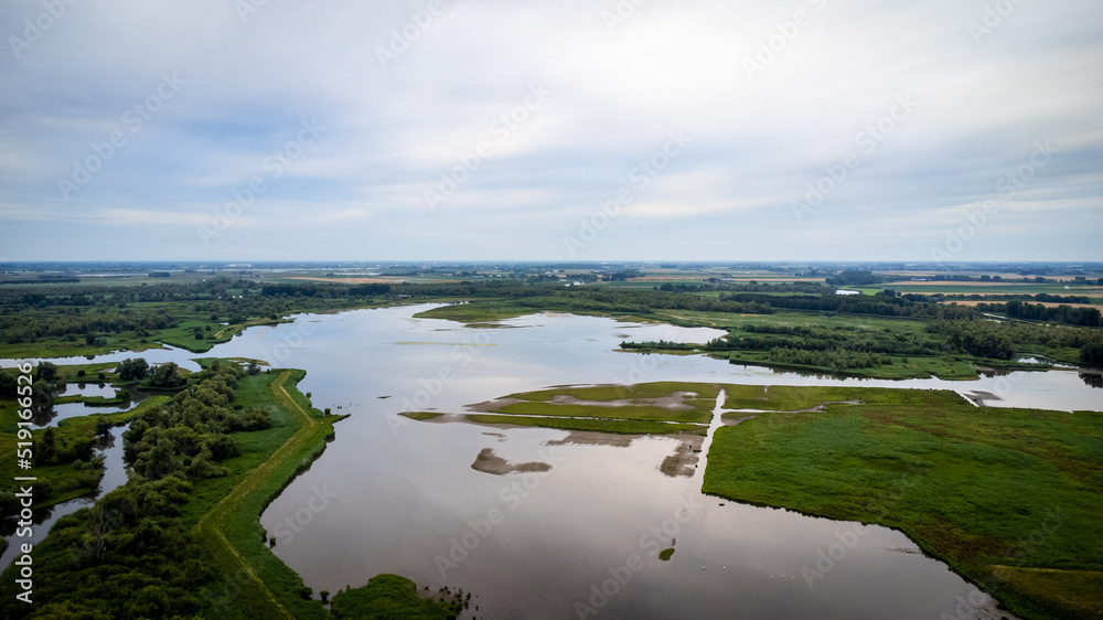 lake in the morning, De Biesbosch