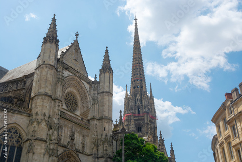 Basilica Saint Michel in the city of Bordeaux, France