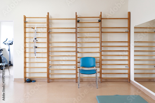 Physiotherapy room in a hospital