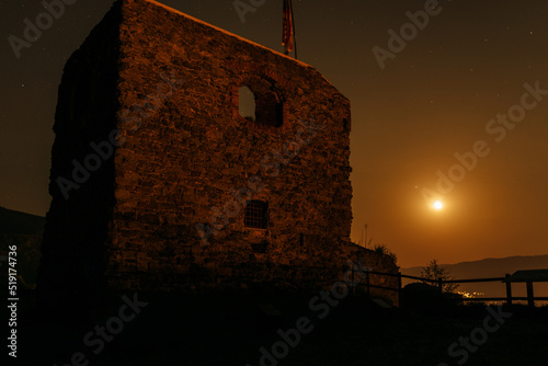 Old tower in Catalonia spain photo