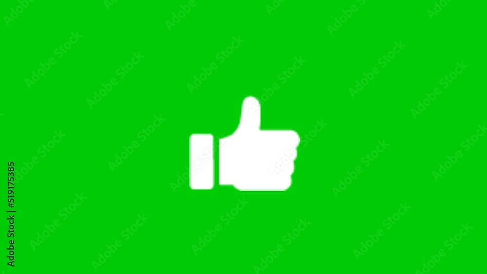 4K Floating Like Cartoon animated on green screen and alpha matte.2D animation 4K Floating Like Cartoon animated on green screen and alpha matte.2D animation