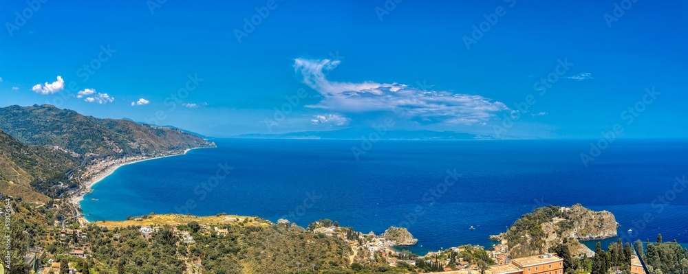 Sea near Taormina