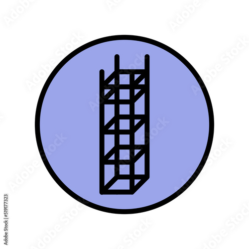  concrete iron frame