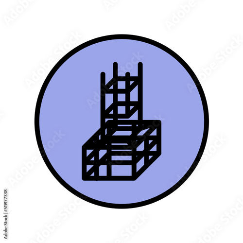  concrete iron frame