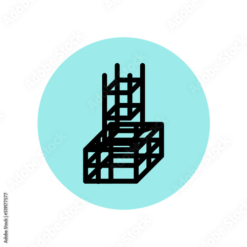  concrete iron frame