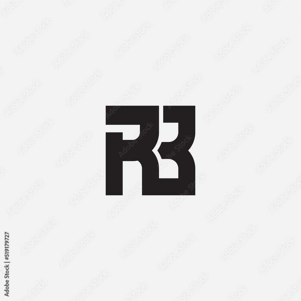 Initial RB monogram logo template. Initial RB monogram logo template.