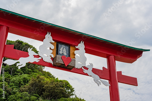 元乃隅神社 - 賽銭箱
