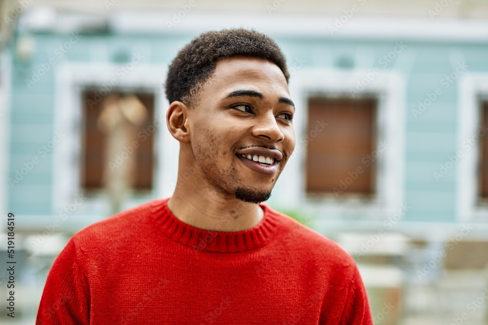 Handsome african american man outdoors Handsome african american man outdoors