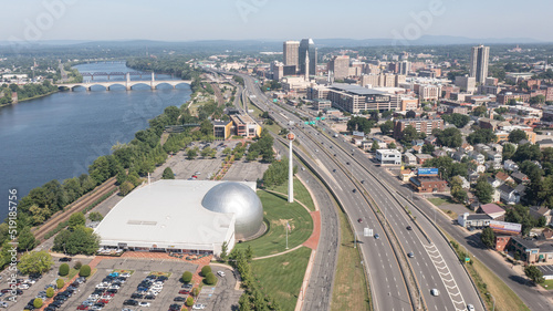 Springfield Massachusetts with Basketball Hall of Fame  photo