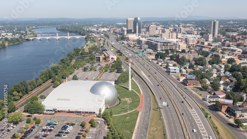 Springfield Massachusetts with Basketball Hall of Fame 