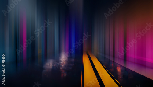 Modern neon background. Und...