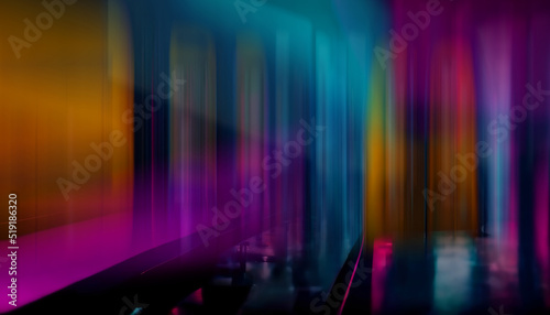 Modern neon background. Und...