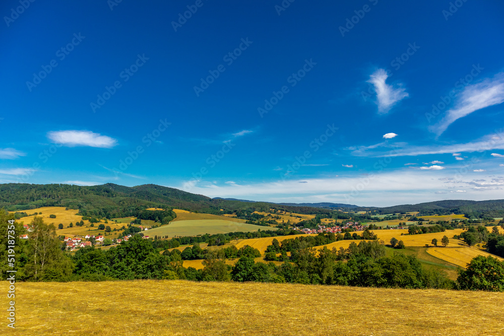 Sommerwanderung durch die schöne Natur von Schmalkalden - Thüringen - Deutschland