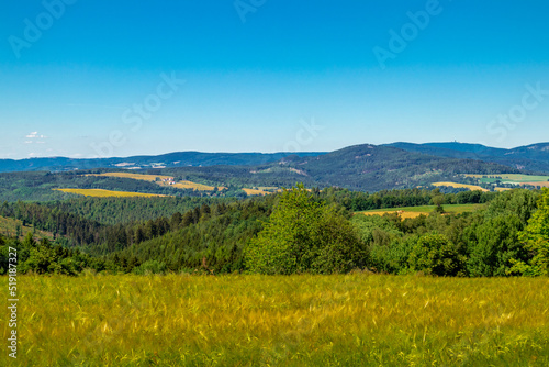 Sommerwanderung durch die sch  ne Natur von Schmalkalden - Th  ringen - Deutschland