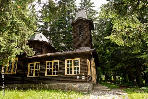 Wooden orthodox church in Rila mountain, Bulgaria © 682A_IA