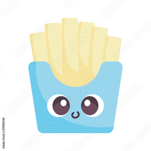 kawaii french fries icon