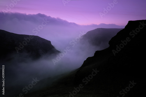 Winnats Pass, Peak District National Park, Derbyshire photo