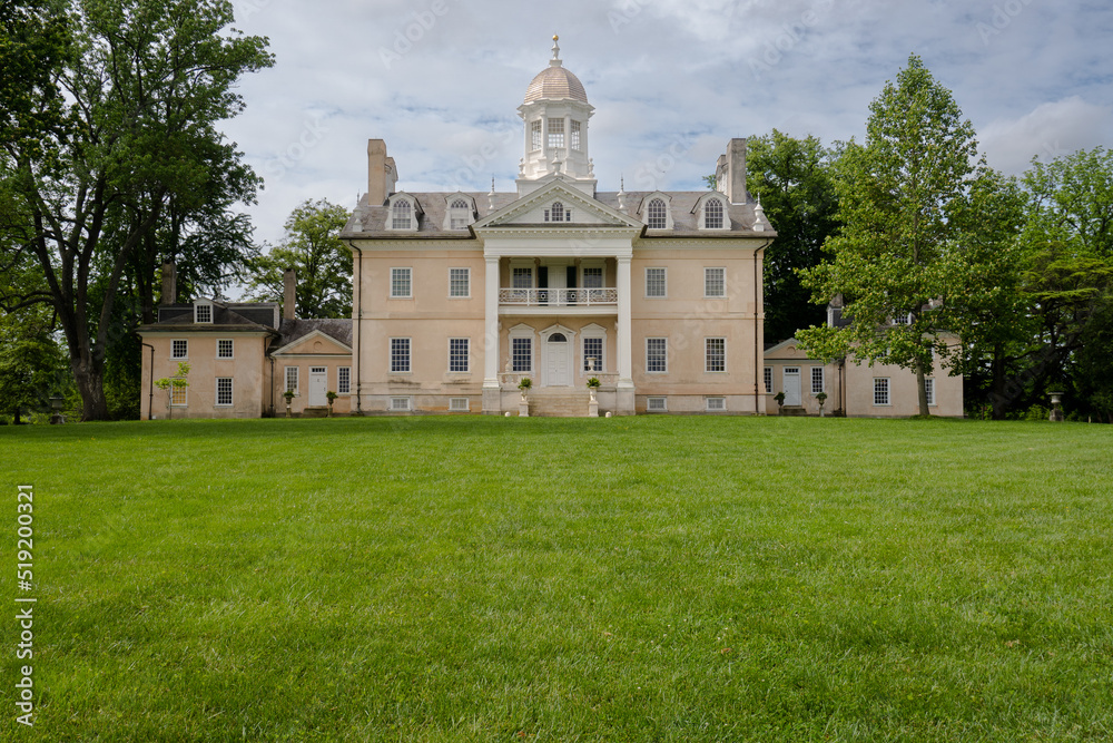 Hampton National Historic Site in Towson, Maryland. Hampton Mansion, a