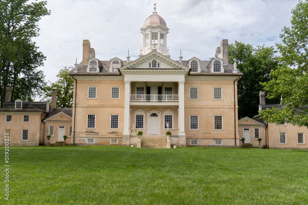 Hampton National Historic Site in Towson, Maryland. Hampton Mansion, a manor house