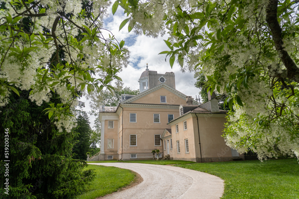 Hampton National Historic Site in Towson, Maryland. Hampton Mansion, a