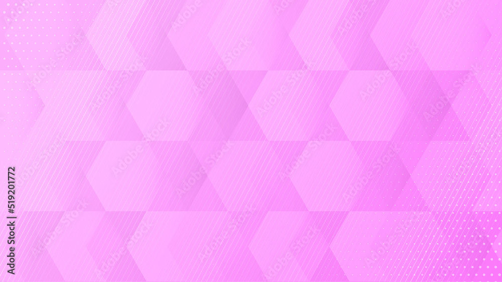 abstract pink background with lines and dots bubble web banner and has space for writing 