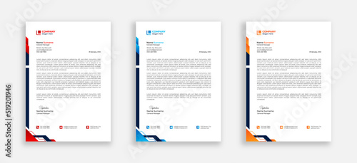 Creative Business Letterhead Design for your Company, Business letterhead design for branding identity