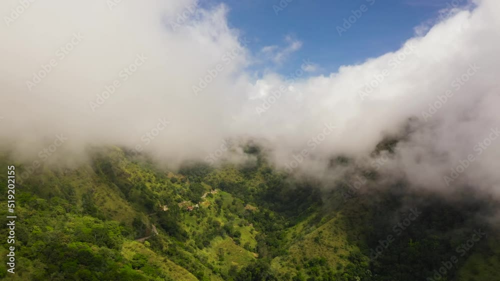 Mountains with rainforest and jungle in the mountainous province of Sri Lanka. Mountains with rainforest and jungle in the mountainous province of Sri Lanka.