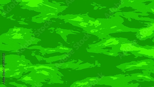 3D rendering. Green background with paint stains with different shades. Texture of uneven spots of green color. Green background with different shades.