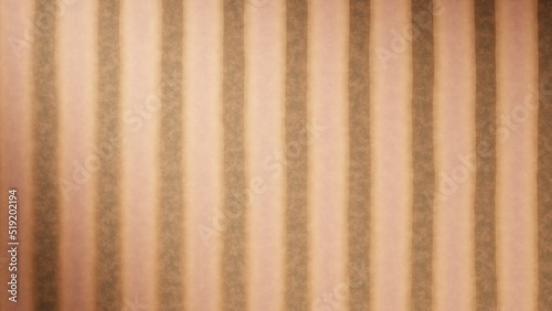3D rendering. Pattern of white and brown vertical lines. Striped texture. Pattern for fabric or different uses in design. Vertical stripes texture.