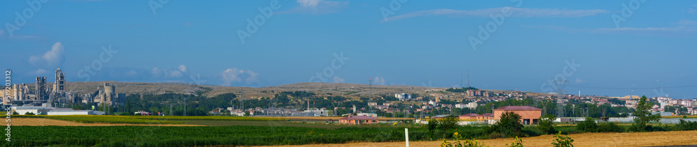 Pinarhisar District view. Kirklareli City. Turkey