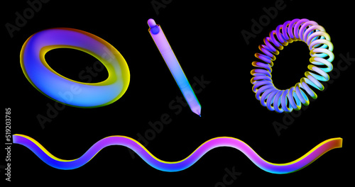 3D geometric shapes