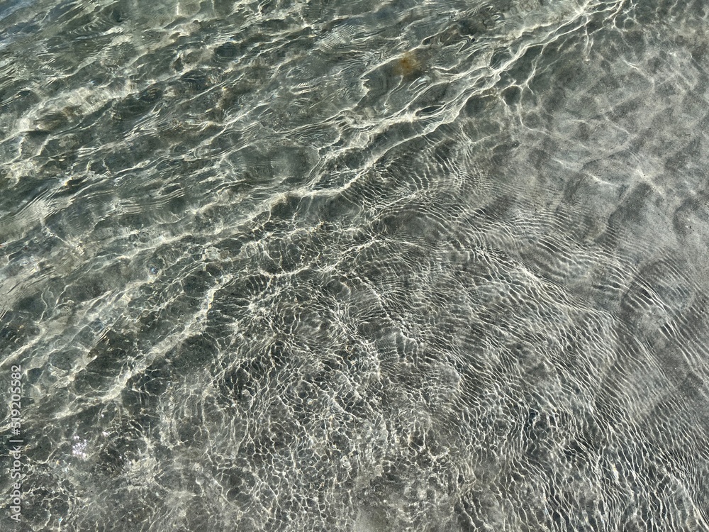 Transparent ocean water, natural ocean water surface Transparent ocean water, natural ocean water surface