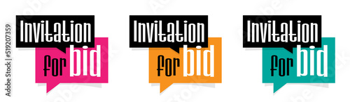 Invitation for bid