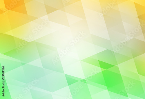 Light Green, Yellow vector texture in rectangular style.