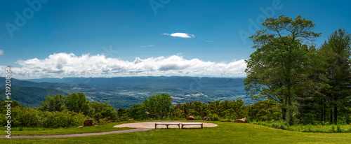 Panoramic View of Shenandoah National Park Overlook from Dickey Ridge Visitor Center