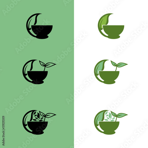 Mortar icon logo. Pharmacy logo icon. Emblem design on white background