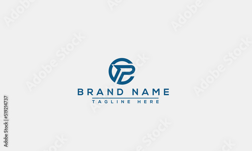Logo design letter CP . Elegant modern. Vector template.