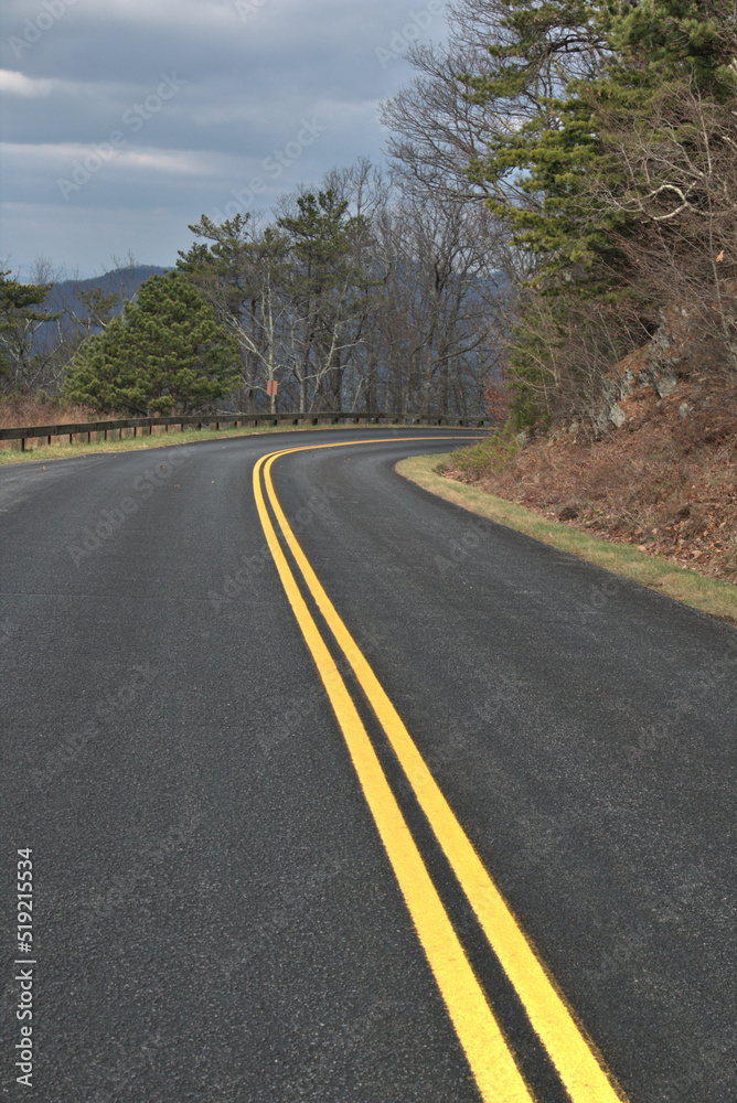 Fototapeta premium North Carolina Fall Colors along the Blue Ridge Parkway