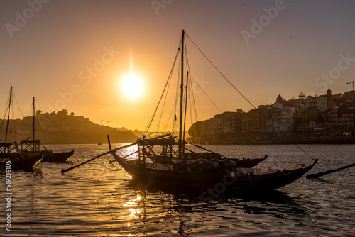 Obraz na płótnie City of Oporto, Portugal in the margins of the Douro river