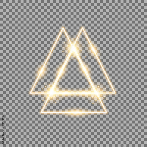 triangle light effect, laser