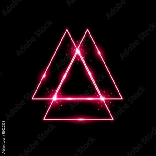 triangle light effect, laser