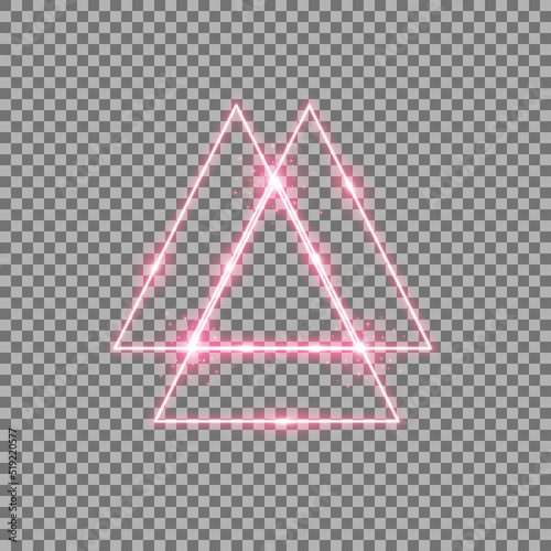 triangle light effect, laser