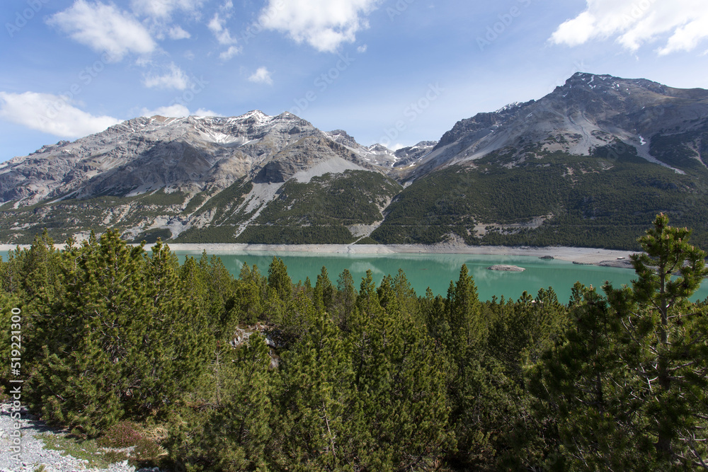 View of Cancano lake near Bormio View of Cancano lake near Bormio