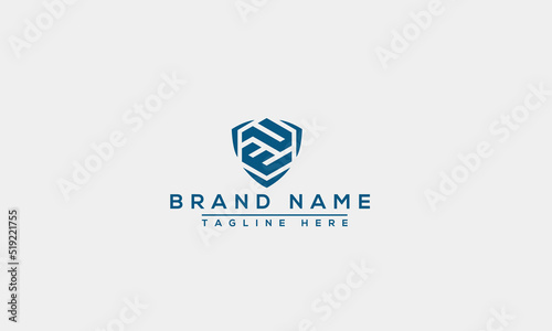 Logo design letter PE . Elegant modern. Vector template.