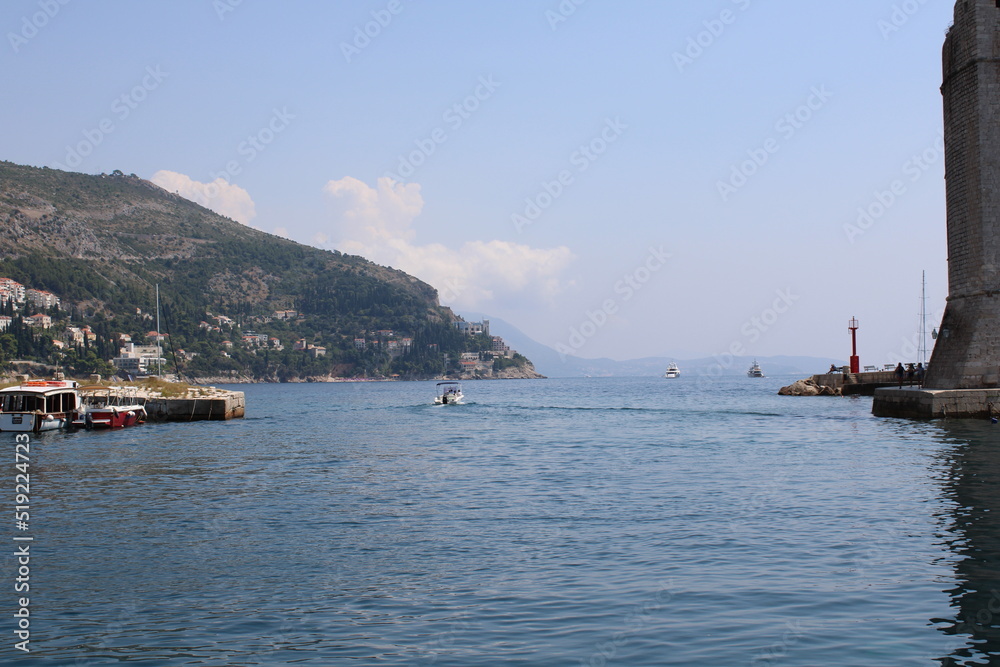 ancient harbour dubrovnik