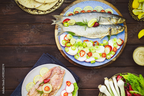 Mediterranean food, Traditional Egyptian fish dish 