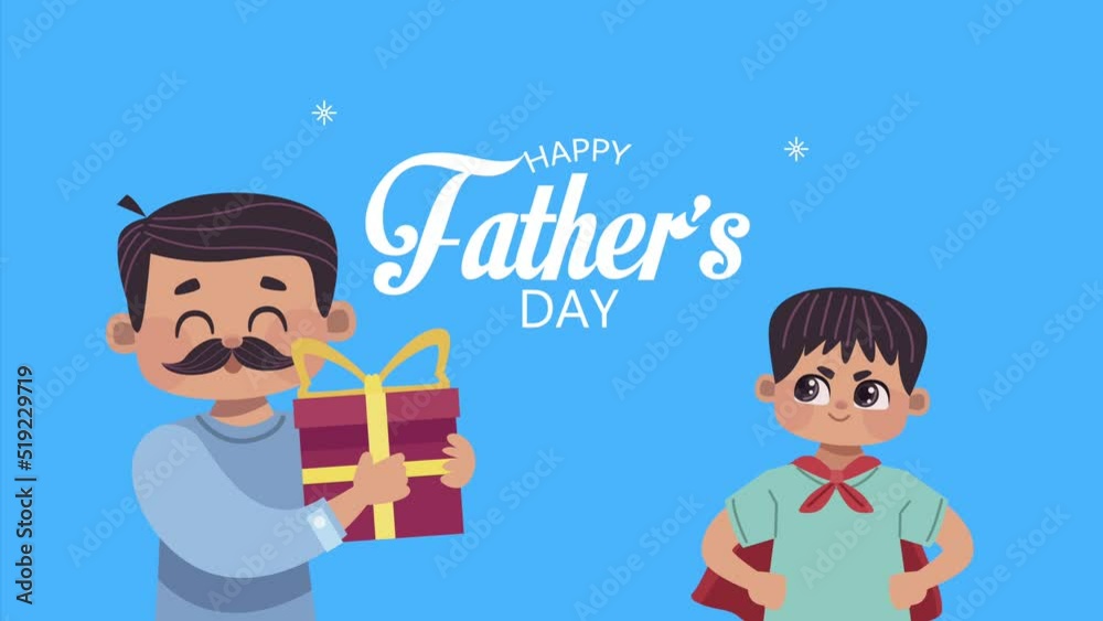 happy fathers day lettering postcard happy fathers day lettering postcard